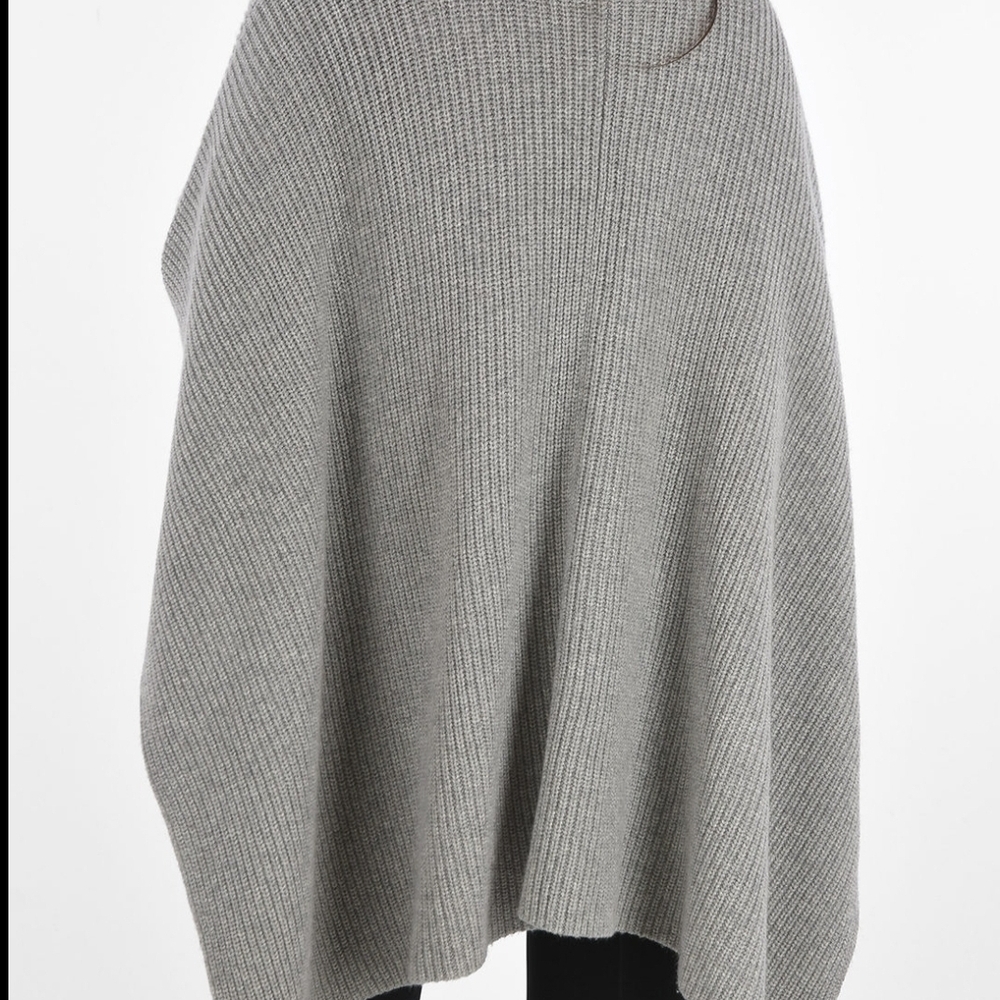 Michael Kors Collection Gray Women's Poncho - Picture 2 of 4